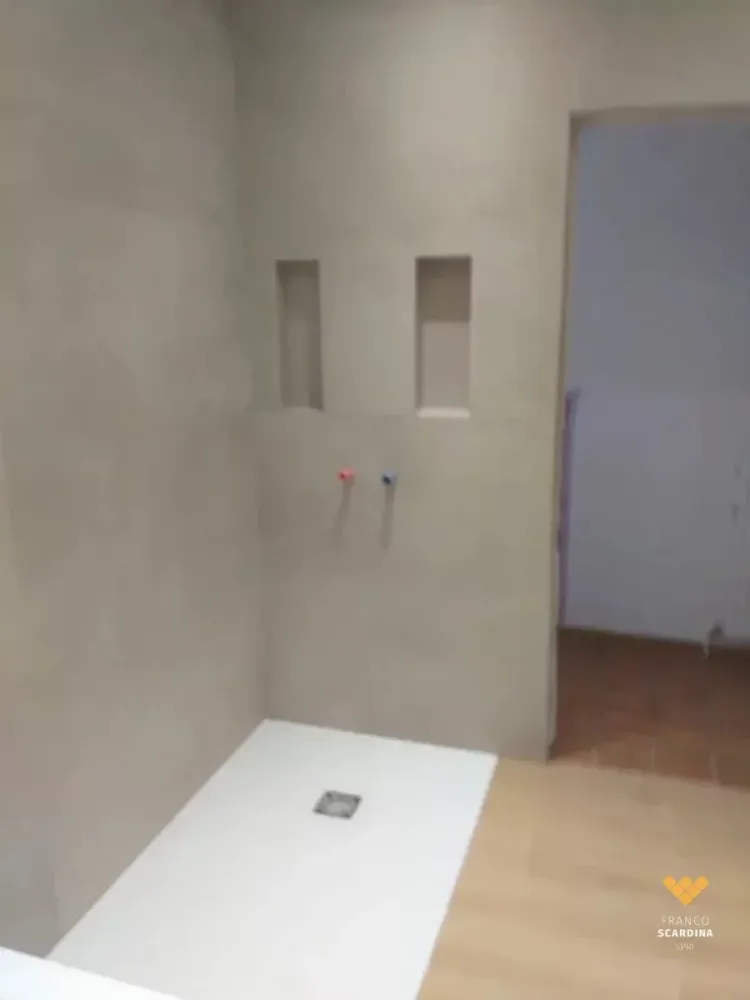 douche travaux